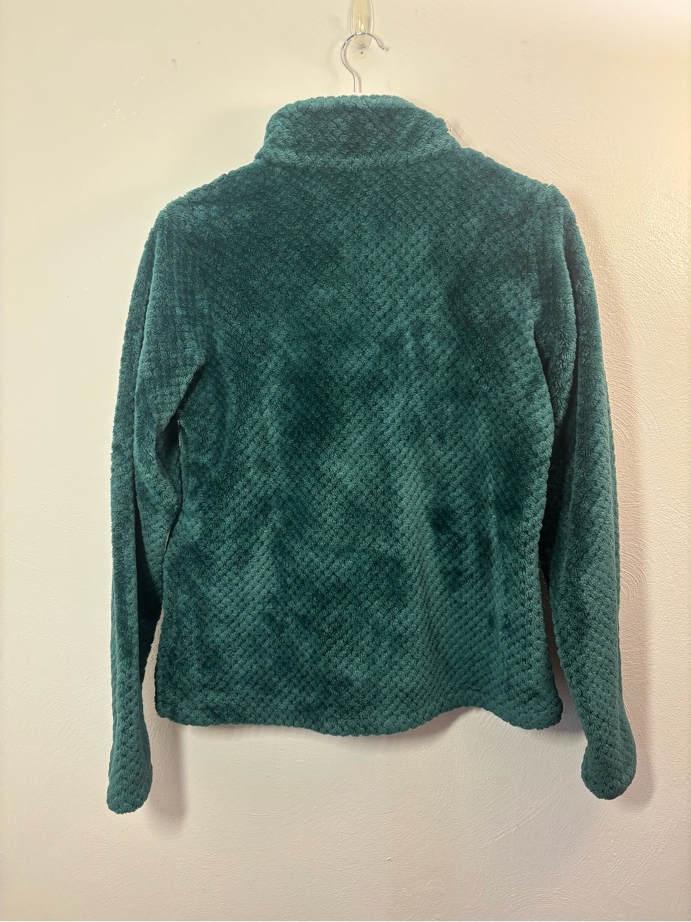 Columbia Plush Quarter-Zip Fleece Jacket  Deep Forest Green Size Large - Picture 2 of 10